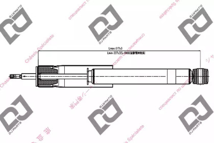 Амортизатор DJ PARTS DS1303GT